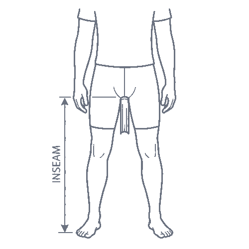 Inseam measurement diagram